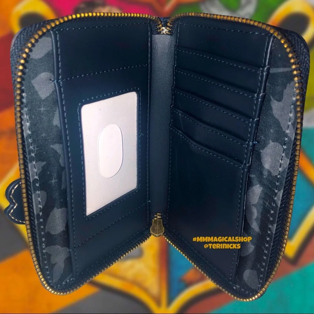 Loungefly Harry Potter Diagon Alley Sequin Mini Backpack and Matching Wallet - Picture 7 of 8